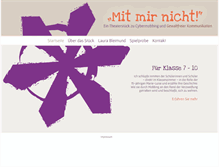 Tablet Screenshot of mit-mir-nicht.de